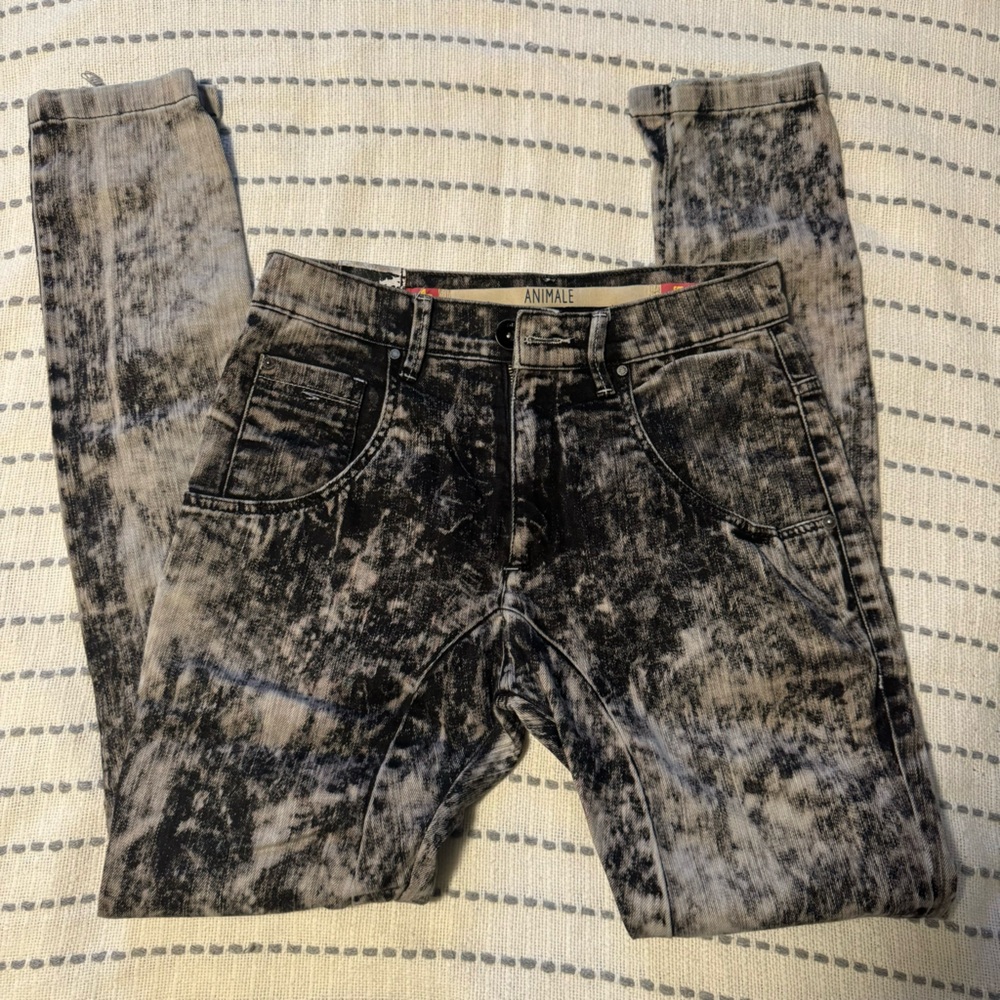 ANIMALE Brazil Acid Wash Jeans